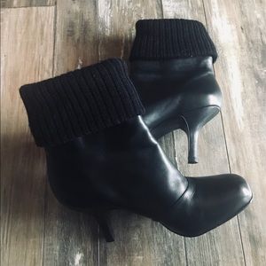 Nine West sweater booties